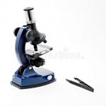 Microscope and tweezers