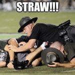Keep that Sprite under your coat  | STRAW!!! | image tagged in police pile,plastic straws,stupid liberals,funny memes,california | made w/ Imgflip meme maker