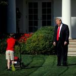 Mowing Trump’s Lawn