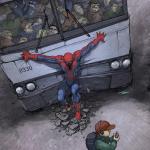 spider-man bus