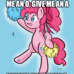 Little pony cheering for DOA | GIVE ME A D, GIVE ME AN O, GIVE ME AN A; WHAT'S THAT SPELL? | image tagged in pony cheer,death,my little pony | made w/ Imgflip meme maker