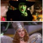 Good witch/bad witch meme