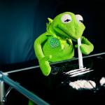 Kermit Snorting Tide Pod meme