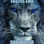detroit lions | TASTES LIKE; CORNBREAD | image tagged in detroit lions | made w/ Imgflip meme maker