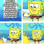 spongebob fire | BOYCOTT THE NFL BECAUSE THE PLAYERS DON’T THINK THE SAME WAY I DO AND HAVE A DIFFERENT PERSPECTIVE AND EXPERIENCE WITH THE JUSTICE SYSTEM THAN I DO. | image tagged in spongebob fire | made w/ Imgflip meme maker