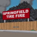 springfield tire fire meme