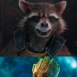 Groot Destroys the Universe meme