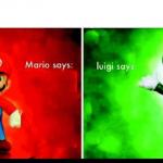 Mario Vs. Luigi meme