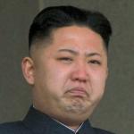 Kim Jong Un sad
