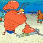 Larry the Lobster Breathe meme