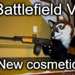 Furry RPK | Battlefield VI; New cosmetic | image tagged in furry rpk,memes,battlefield,furry,furries | made w/ Imgflip meme maker