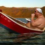 Fat Guy in boat meme