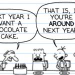Next year, I want a Chocolate Cake meme