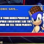 Sonic Says Meme Generator - Imgflip