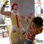 Ronald McDonald slap