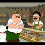 Family Guy speaking Italian meme