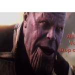Drop of blood Thanos