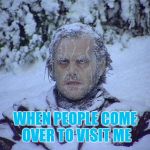 Jack Nicholson The Shining Snow Meme Generator - Imgflip