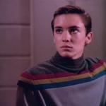 Wesley Crusher sad