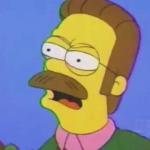 flanders calm down diddly meme