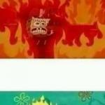 Bob esponja llamas fire Meme Generator - Imgflip