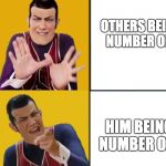 R.I.P Robbie Rotten
1975-2018 | OTHERS BEING NUMBER ONE; HIM BEING NUMBER ONE | image tagged in robbie rotten approves | made w/ Imgflip meme maker