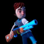 Hello Neighbor Aaron With Gun | DESPACIT-NO | image tagged in hello neighbor aaron with gun | made w/ Imgflip meme maker