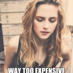 Bad Pun Kristen Stewart 2 | I JUST GOT A PHOTO FROM A SPEEDING CAMERA THROUGH THE MAIL; WAY TOO EXPENSIVE AND REALLY BAD QUALITY; I SENT IT RIGHT BACK | image tagged in bad pun kristen stewart 2,fail week | made w/ Imgflip meme maker