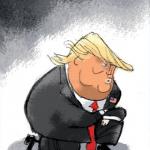 Trump knee kneeling