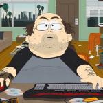 Fat guy South Park computer