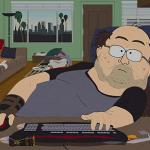 Fat guy South Park computer