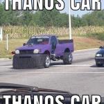 Thanos car meme