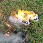 Nike's burning meme