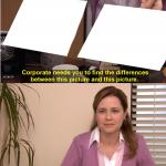 pam theyre the same picture meme