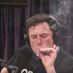 Elon Musk smoking weed meme