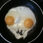 fried egg skull