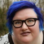Fat blue-haired Feminist