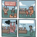 World Strongest Man meme