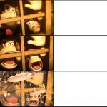 Donkey Kong and Diddy Kong surprised meme