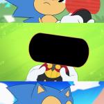 Sonic Dumb Message Meme meme