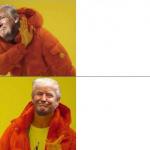 Trump Drakeposting meme