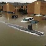 Submarine in Parking Lot