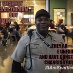 Mike the Security Guard @ the Armory | THE SECURITY GUARDS AT THE ARM               ORY DISCRIMIN            ATE. THEY AR              E UNFAIR AND HAVE CONSTANTLY CHANGING RULE S. | image tagged in mike the security guard  the armory | made w/ Imgflip meme maker