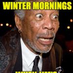 OMG! WTF? | MY IMPRESSION OF KERMIT ON WINTER MORNINGS; WHEN JIM'S HAND WAS COLD | image tagged in omg wtf,kermit,jim henson,memes | made w/ Imgflip meme maker