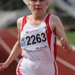 Fit old woman
