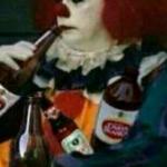 Drinking clown