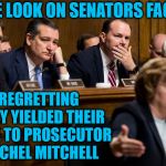Senate Hearings | THE LOOK ON SENATORS FACES; REGRETTING THEY YIELDED THEIR TIME TO PROSECUTOR RACHEL MITCHELL | image tagged in rachel mitchell,memes,senate,hearing | made w/ Imgflip meme maker