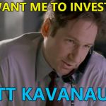 Trump gets the best FBI agent he knows on the case... :) | YOU WANT ME TO INVESTIGATE; BRETT KAVANAUGH? | image tagged in x files mulder on phone,memes,brett kavanaugh,fbi,supreme court | made w/ Imgflip meme maker
