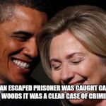 Criminal Traitors | WHEN AN ESCAPED PRISONER WAS CAUGHT CAMPING OUT IN THE WOODS IT WAS A CLEAR CASE OF CRIMINAL IN TENT | image tagged in criminal traitors | made w/ Imgflip meme maker