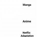 Manga, Anime, Netflix adaption meme